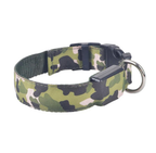 Light-Up Nylon Dog Collar with Three Glow Modes
