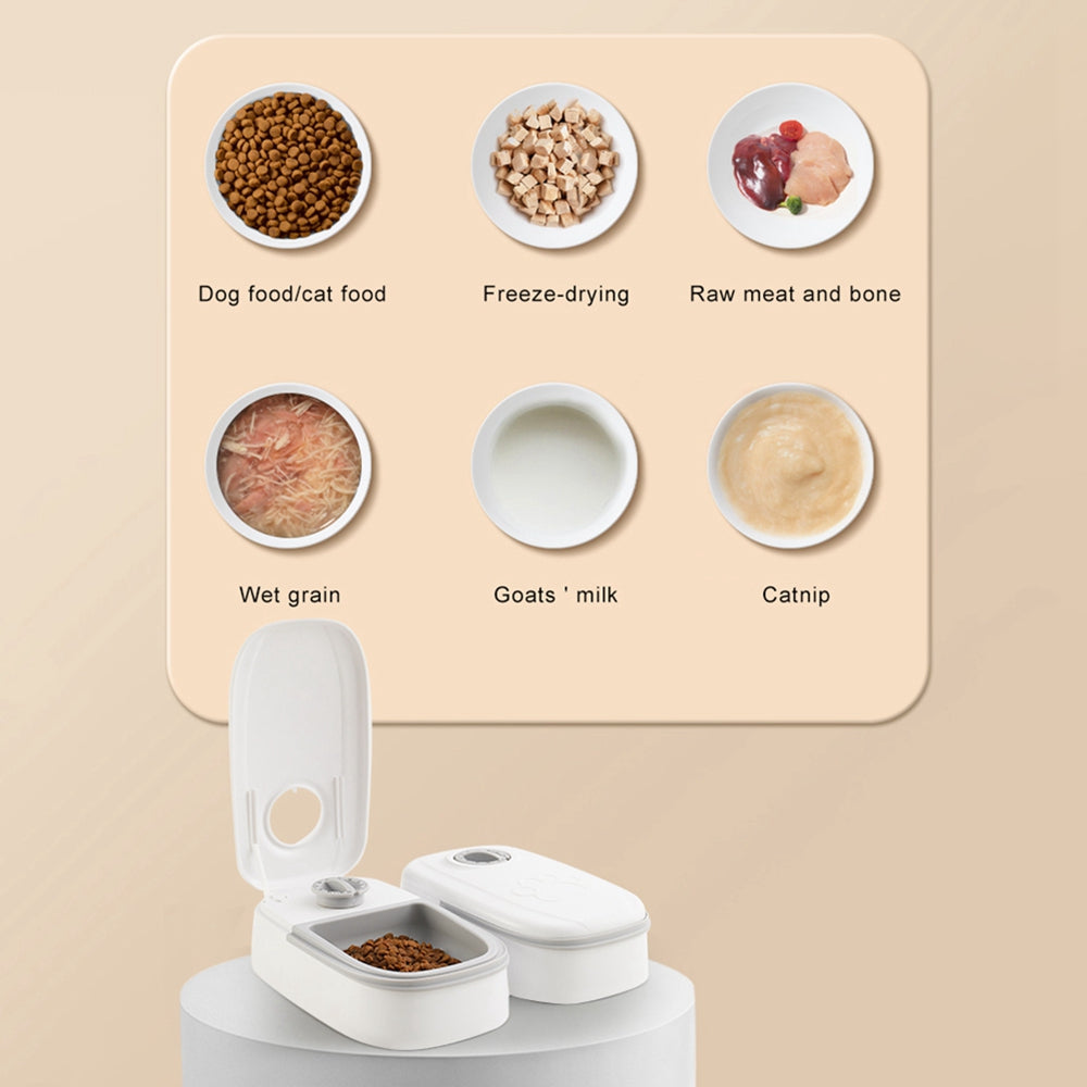 Automatic Timed Pet Feeder for Cats and Dogs