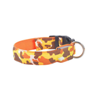 Light-Up Nylon Dog Collar with Three Glow Modes
