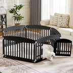 Foldable Dog Play Fence for Indoor and Outdoor Use