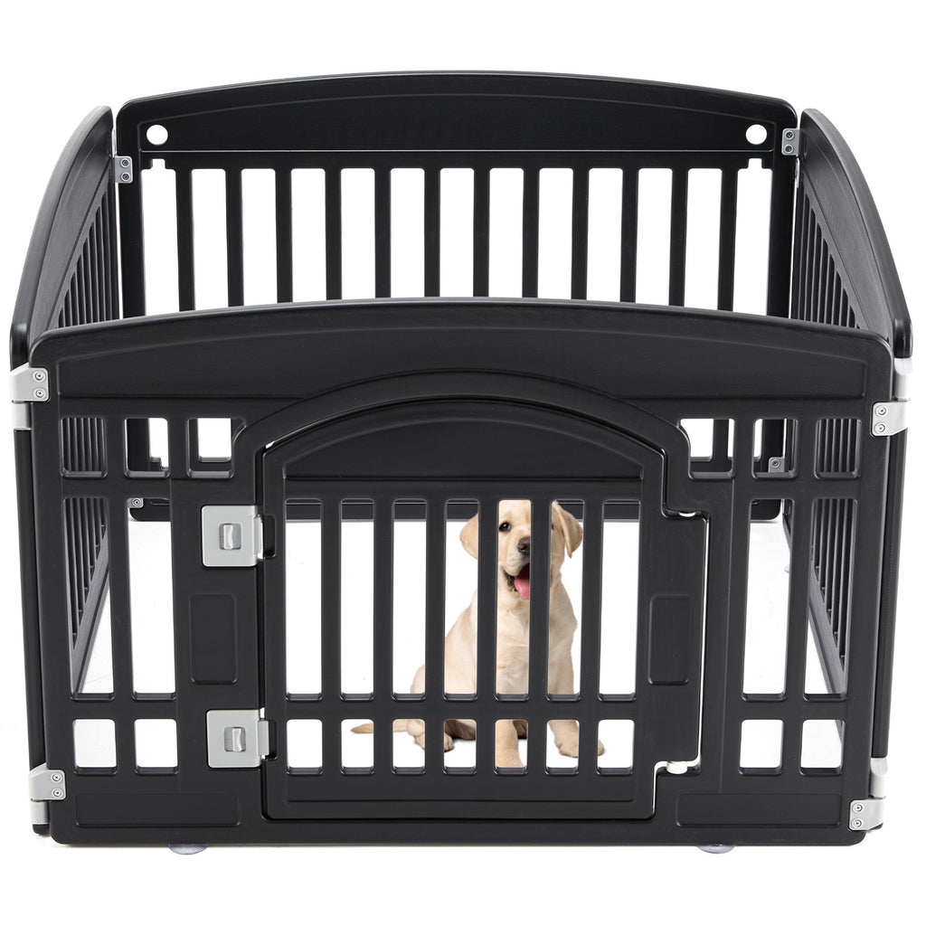 Foldable Dog Play Fence for Indoor and Outdoor Use