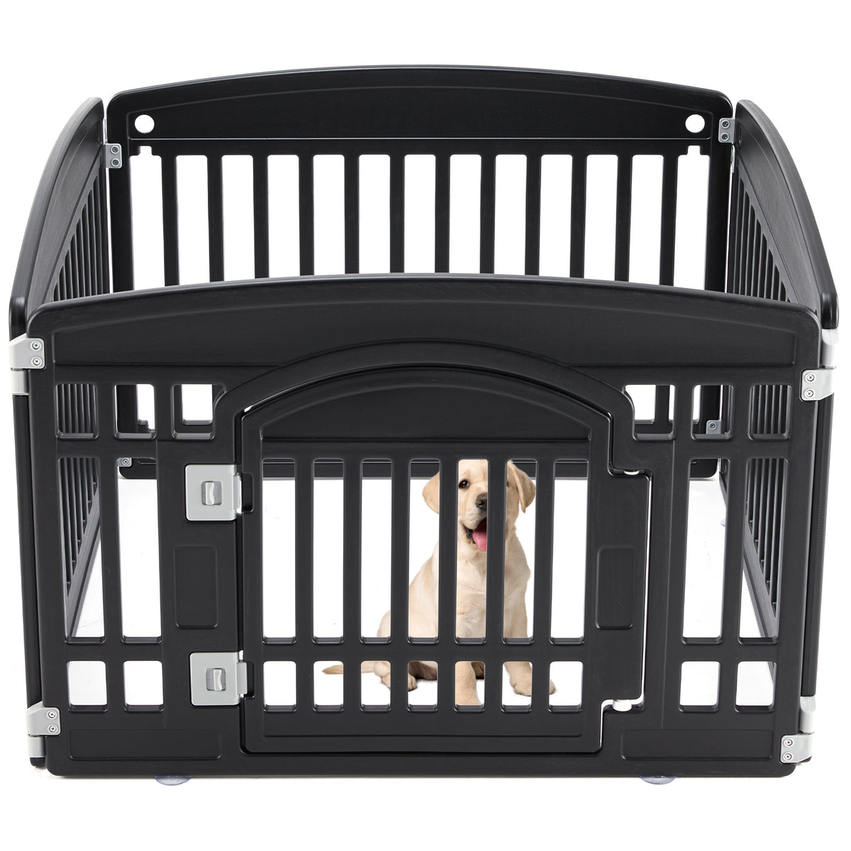 Foldable Dog Play Fence for Indoor and Outdoor Use
