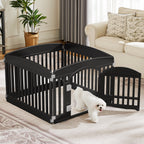 Foldable Dog Play Fence for Indoor and Outdoor Use