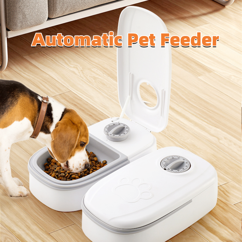 Automatic Timed Pet Feeder for Cats and Dogs